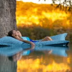 Laze Pillow-Shibori Blue